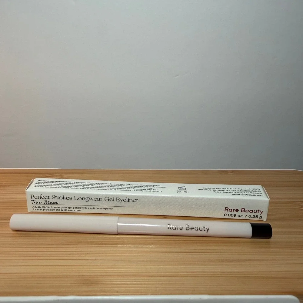 Rare Beauty Perfect Strokes Longwear Gel Eyeliner True Black Waterproof 0.009oz